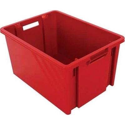 NovaBac, Stohovatelný plastový box červený, 54 l