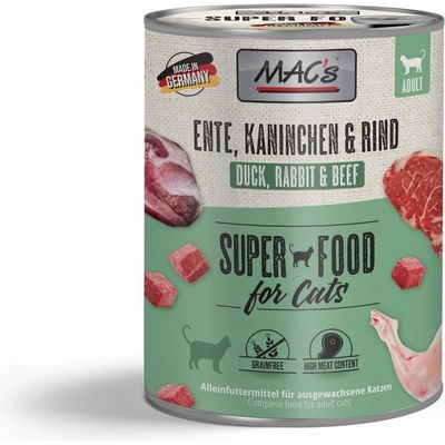 MAC's Cat Kačacie, králičie a hovädzie 400 g