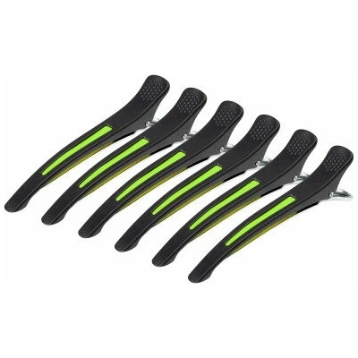 Kadeřnické sponky do vlasů e-13 6 ks 11,5 cm mix neonové barvy