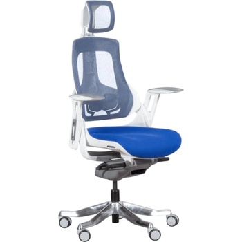 Image 1 of Bittel Президентски стол Ambra, дамаска, алуминиева база, регулируем люлеещ механизъм, 130 кг. максимално натоварване, газов амортисьор, син (3520781_6)