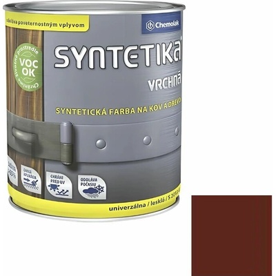 Chemolak Syntetika S 2013 vrchná farba hnedá kávová/2320 0,6 l