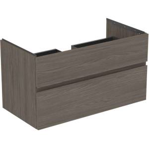 Ideal Standard Finesse - Шкафче за умивалник, 100x51x55 см, 2 чекмеджета, Dark Elm E3397UR (E3397UR)