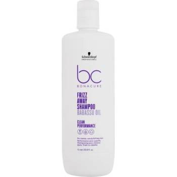 Schwarzkopf BC Bonacure Frizz Away Shampoo 1000 ml шампоан за непокорна и къдрава коса за жени