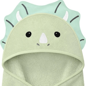 KeaBabies Бебешка бамбукова хавлия с качулка KeaBabies - Динозавър (KB-HTCD-TRI) - baby