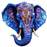 Recent Toys Wooden / colorful puzzle 174 pcs. - Elephant