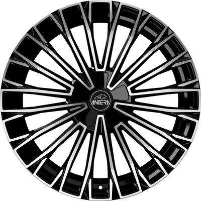 ANTERA A103 9x21 5x108 ET38 piano black diamond