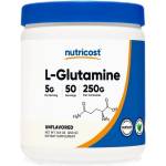 Nutricost L-Glutamine Powder [250 грама] Неовкусен