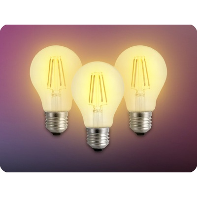 Spectrum LED Retro LED žiarovka 7W, A60, 770lm, 2700K, 3ks [WOJ+14599_3PACK]