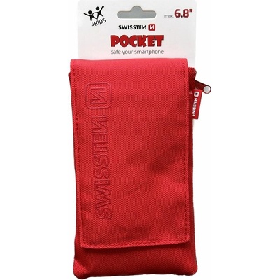 Pouzdro SWISSTEN POCKET 6,8" smartphone červené