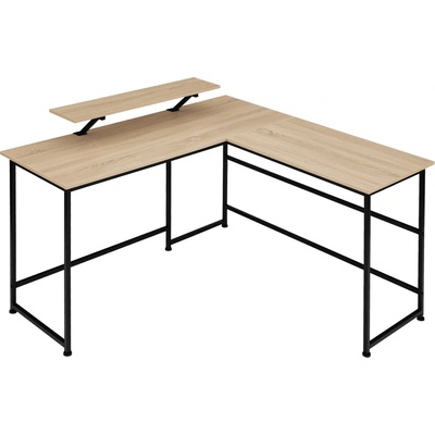 tectake 404230 písací stôl melrose industrial svetlé drevo