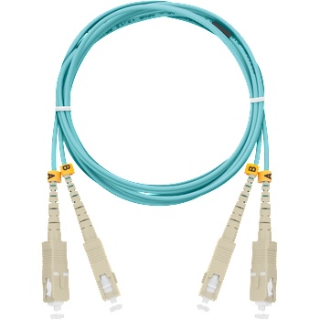 NIKOMAX OM3 Оптичен кабел 1m Син, Мрежови кабели (NMF-PC2M3C2-SCU-SCU-001)