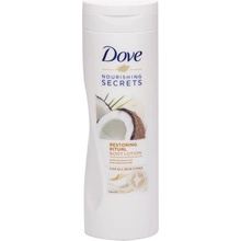 Dove Nourishing Secrets Restoring Ritual telové mlieko (Coconut Oil and Almond Milk) 400 ml