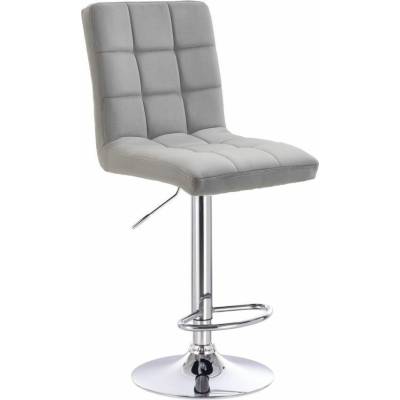 LuxuryForm Design Toledo Velur na striebornom tanieri svetlo šedá