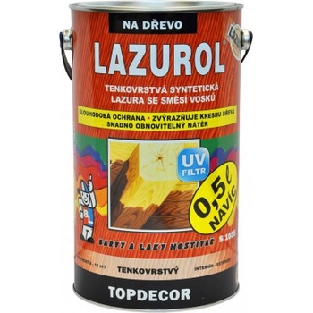 Lazurol Topdecor S1035 4,5 l kaštan