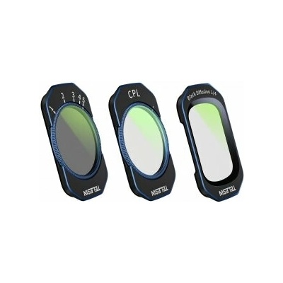 Greenl Sada filtrů CPL VND Black Mist 1/4 Telesin S5-FLT-44-TDJ pro kamery DJI Osmo Pocket 4/3