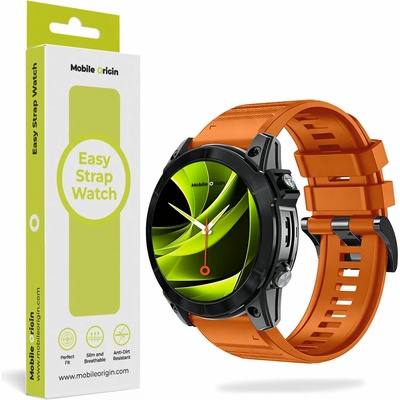 Mobile Origin Easy Strap Silicone 20mm QuickFit Orange MO-ESS-20-ORG