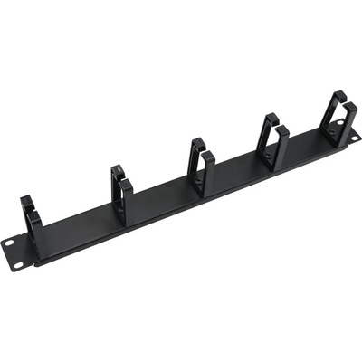 Vyvazovací panel XtendLan CMP1UPLAST-B Vyvazovací panel, 1U, plastové úchyty 68mm CMP1UPLAST-B