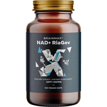 BrainMax NAD+ RiaGev, 750 mg 100 rastlinných kapsúl