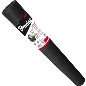 Bradas Netkaná mulčovacia textília S 80 g/m² čierna 1,6 x 50 m