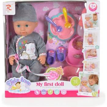 Moni Кукла 31cm пишкаща с обувки, гърне, прибори 8280 (3800146266097)