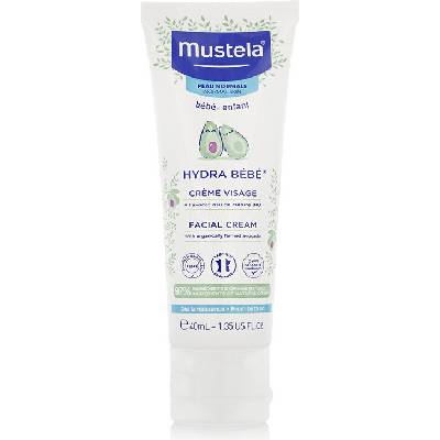 Mustela Hydra Bébé® Facial Cream dětský hydratační pleťový krém pro děti od narození 40 ml
