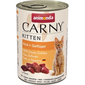 Animonda Carny Kitten hovädzie a kura 400 g