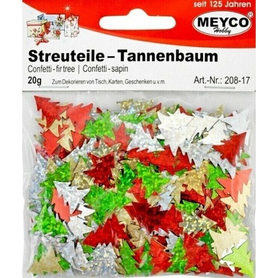 MEYCO Vianočné stromčeky konfety