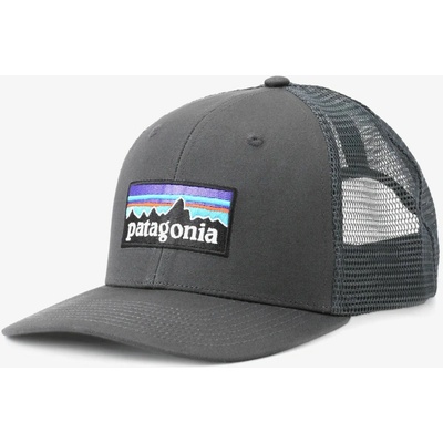 Patagonia P-6 Logo Trucker Hat forge grey 24