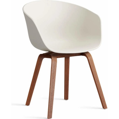 Hay AAC 22 Lacquered Walnut Veneer melange cream