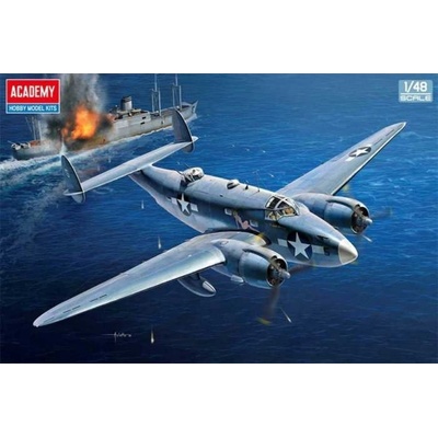 ACADEMY Model Kit letadlo 12347 USN PV-1 Solomon Islands Theatre 1:48