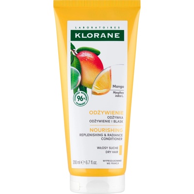 Klorane výživný kondicionér pre suché vlasy Mangue 200 ml