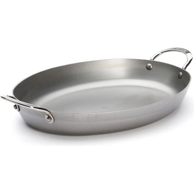 de Buyer Ocelová oválná pánev MINERAL B D.36cm
