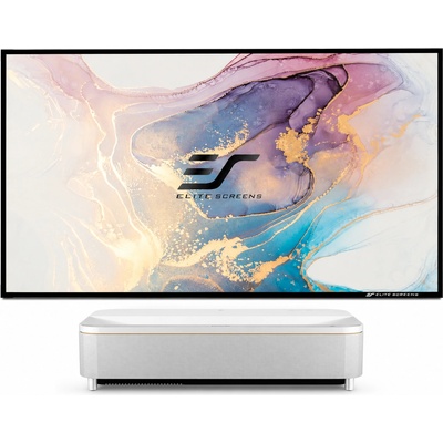 Epson Пакет Epson EH-QS100W + Elite Screens AR100H-CLR3, 4K PRO-UHD, UST, 4500 лумена, CLR екран 100″, бял (PAC-EPS-QS100W-ES-AR100H-CLR3)