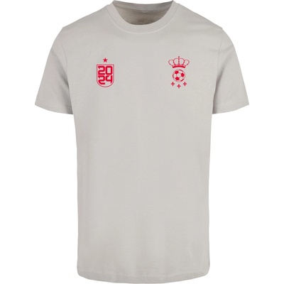 Mister Tee Тениска Espana Trikot Tee lightasphalt XXLUB-MT3344-02946 - Тъмносив, размер M