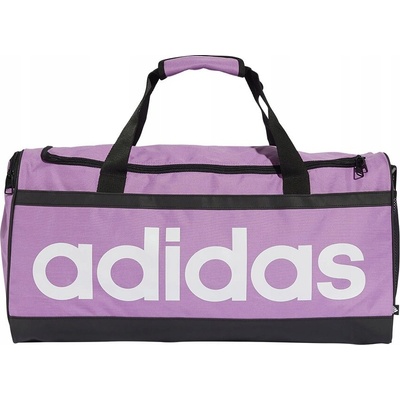 adidas Linear Duffel M PREPUR/WHITE Fialová 39L