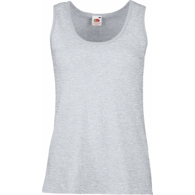 Fruit of the Loom Lady Fit Valueweight Vest bez rukávu heather gre Melír šedá