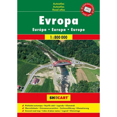 Evropa - autoatlas 1:800 000