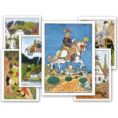 MFP paper Pohlednice pohádky - Josef Lada 1230321 – Zboží Dáma