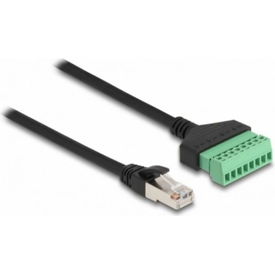 Delock 65975 RJ45 CAT 6 U/UTP 0,3m černý , zelený