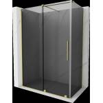 Mexen Velar плъзгаща се душ кабина 140 x 70 cm, графит, златно четкано - 871-140-070-41-55 (871-140-070-41-55)