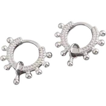 Silenti Jewelry Сребърни обеци "Кулминация