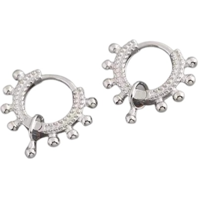 Silenti Jewelry Сребърни обеци "Кулминация