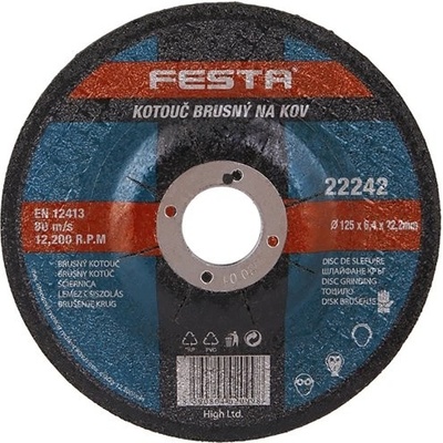 Festa Kotouč brusný 125 x 6.4 x 22.2 mm 22242