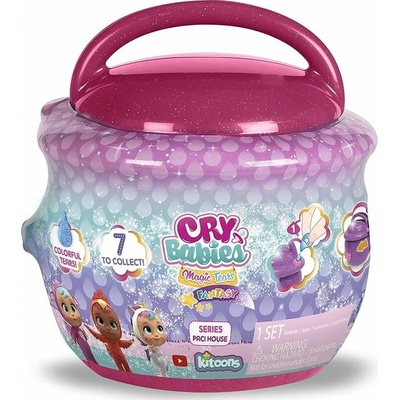 TM TOYS Cry Babies Magic Tears Fantasy Paci domček fialový