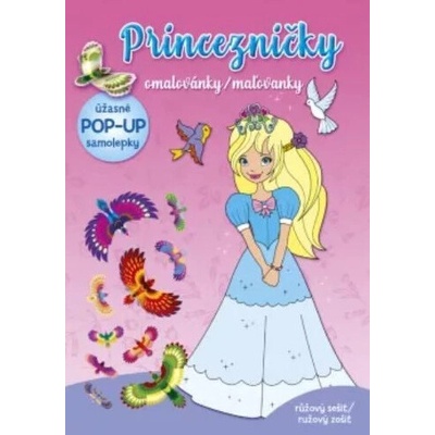 Princezničky Omalovánky růžový sešit