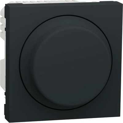 Schneider Electric NU351454 Unica - Stmívač otočný univerzální LED 5-200W, Antracit