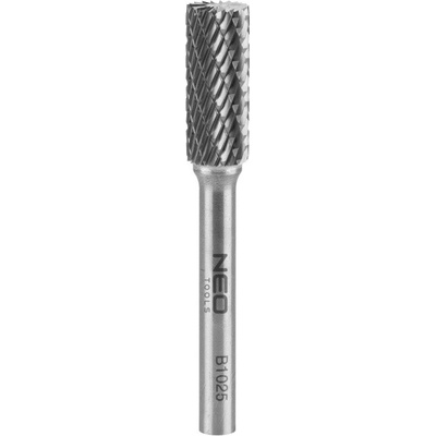 fréza HM karbid typ B,válec/čelní 10x25mm, trn 6x45mm NEO tools náhrada za 55H357 55-357 IVK55-357