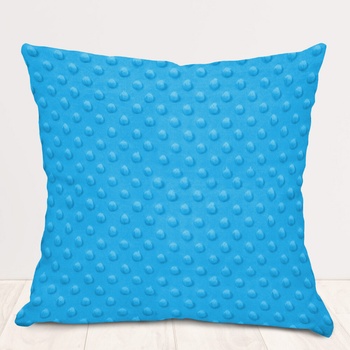 Biante Minky 3D bodky MKP-034 Modrá 40 x 40 cm