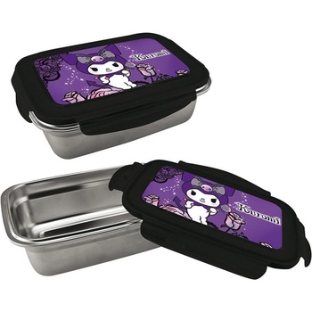 Graffiti Метална кутия за храна Graffiti Kuromi - Purple Laces (252423)