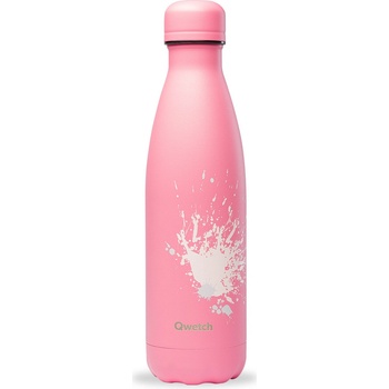Qwetch nerezová termo láhev Spray Pink 500 ml